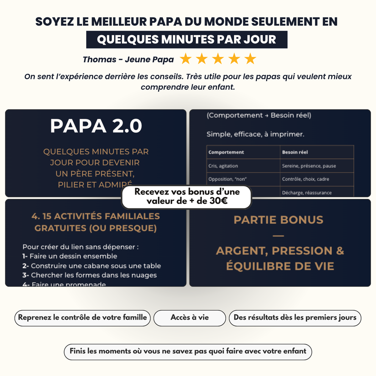 La méthode P.A.P.A 2.0 - Devenez le meilleur papa du monde