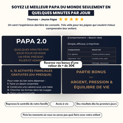 La méthode P.A.P.A 2.0 - Devenez le meilleur papa du monde