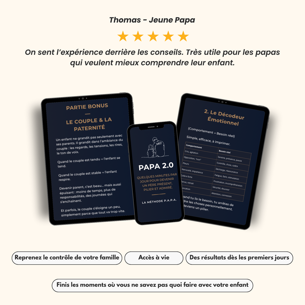 La méthode P.A.P.A 2.0 - Devenez le meilleur papa du monde