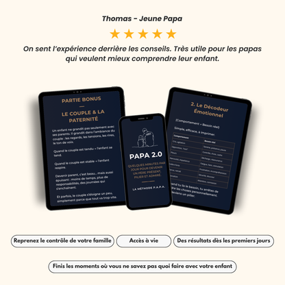 La méthode P.A.P.A 2.0 - Devenez le meilleur papa du monde